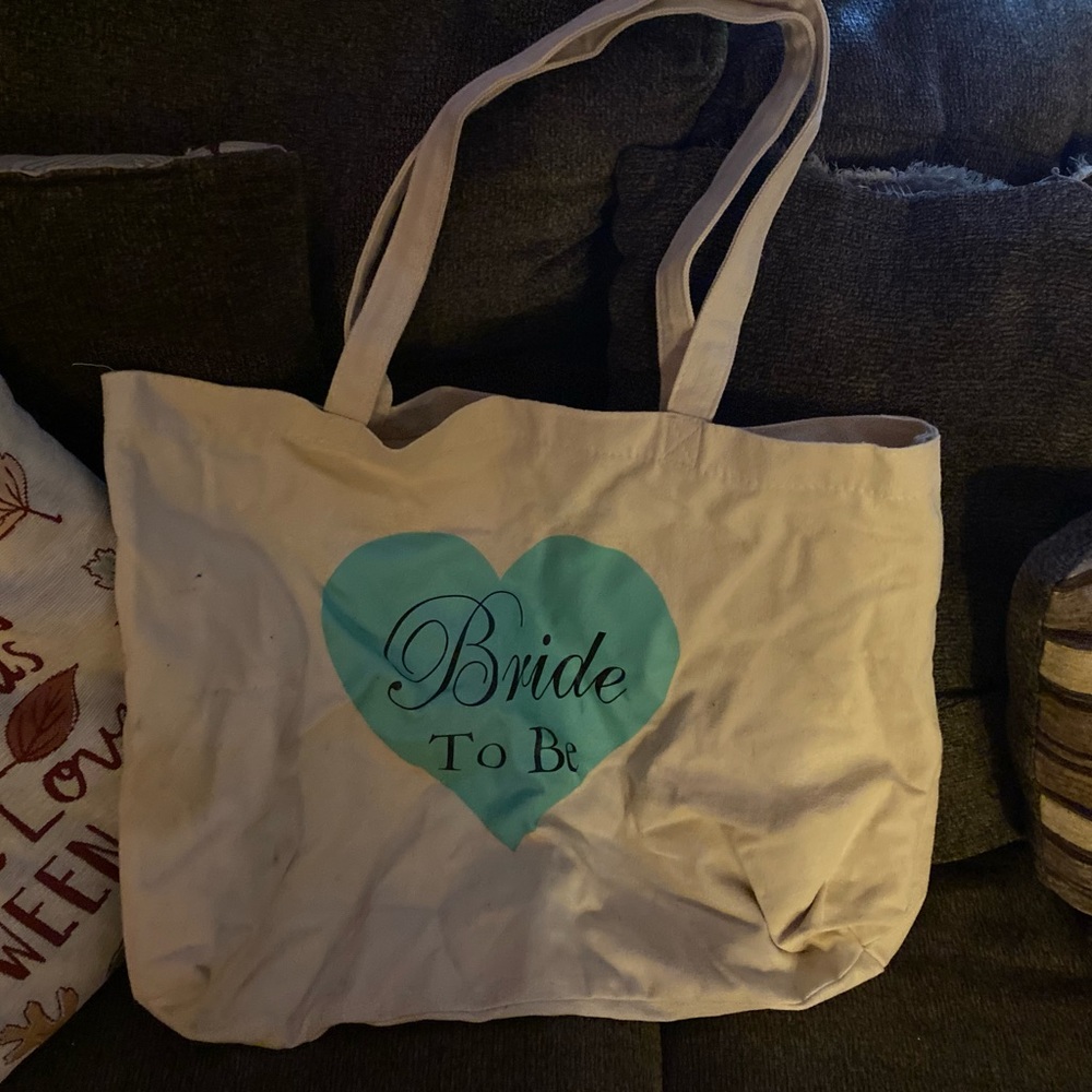 Large Bride to be tote
